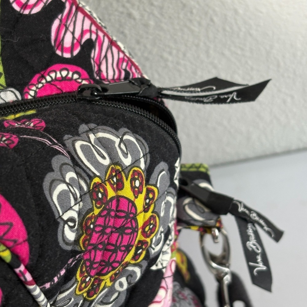 Vera Bradley Grand Traveler Bag Moon Blooms Black Floral Weekend Travel Bag - Picture 3 of 13